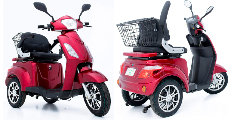 Green Power 3 Wheeled Electric Mobility Scooter for Adults